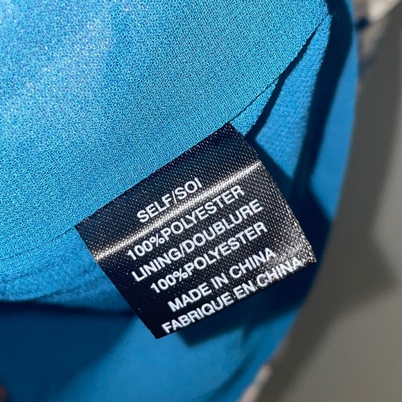 EUC Charles Henry Floral Shift Dress Flounce Ruffle Sleeve Size Medium - Picture 7 of 10